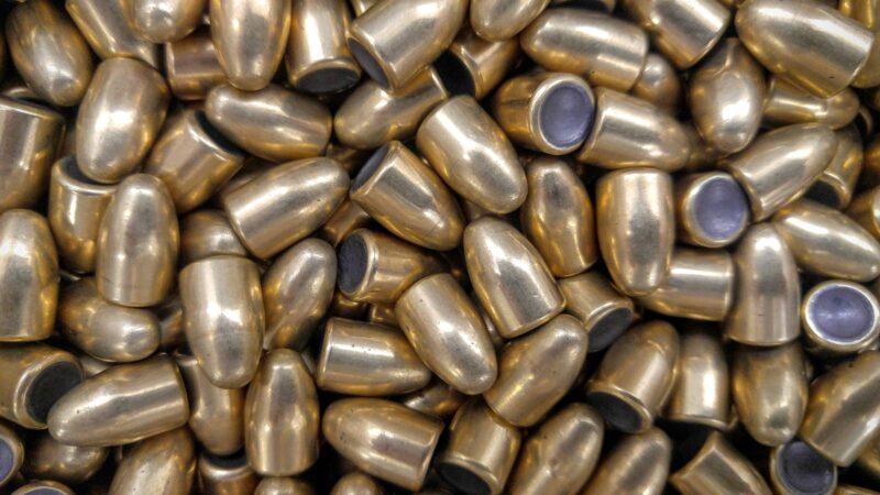 9mm 115 Gr. Full Metal Jacket Round Nose Bullets (Brass Jackets) *NEW*