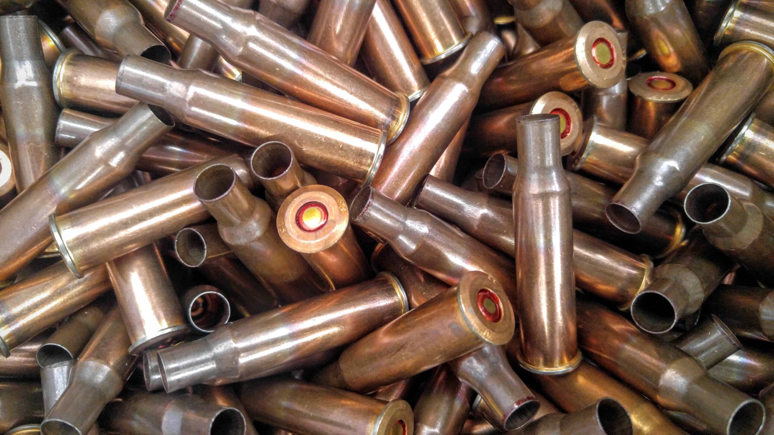 7.62x54mmR Berdan CopperWashed Steel Primed Cases 1 RMR Bullets