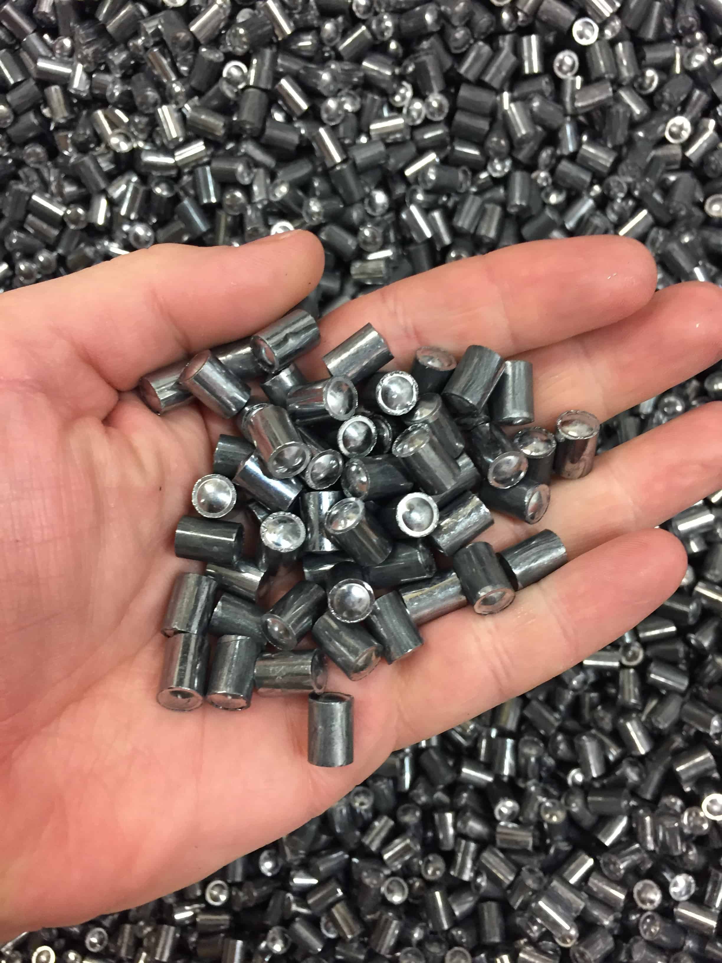 RMR jacketed bullet core lead ( approximately 12 brinell hardness) RMR Bullets