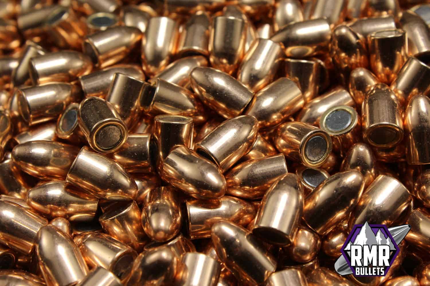 9mm 124 Gr. RMR Full Metal Jacket Round Nose Bullets