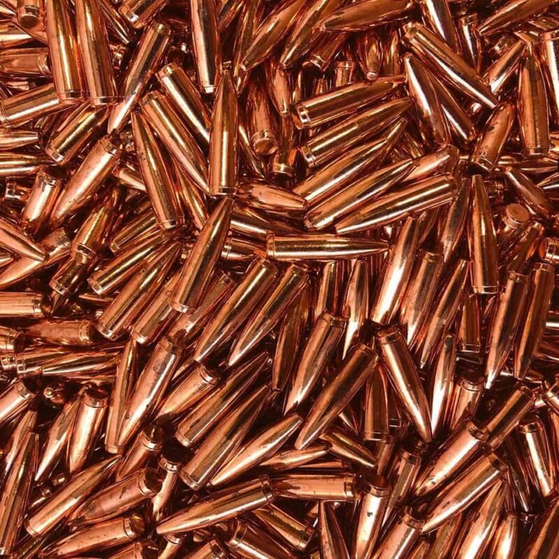 .224 75 Gr. Premium Boat Tail Bonded FMJ Bullets 2nds *NEW*
