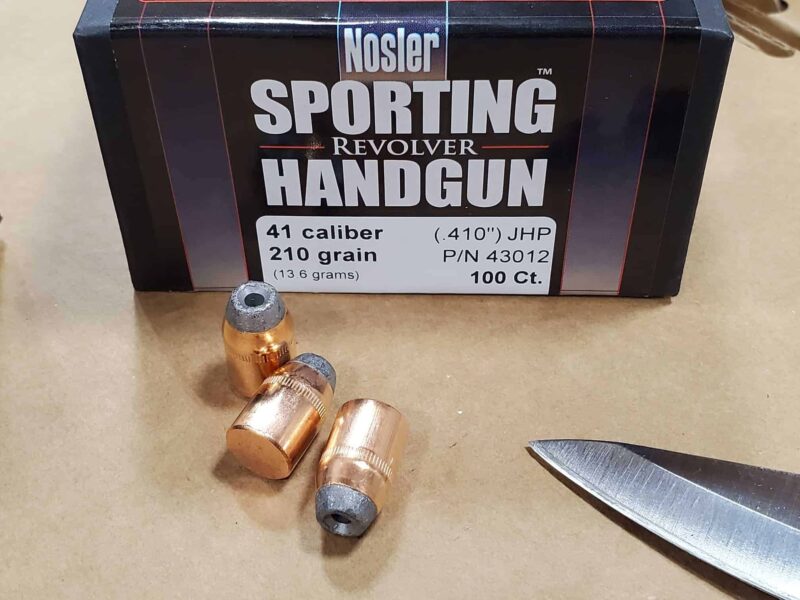 .410 210 Gr. Nosler Jacketed Hollow Point Bullets - Image 2