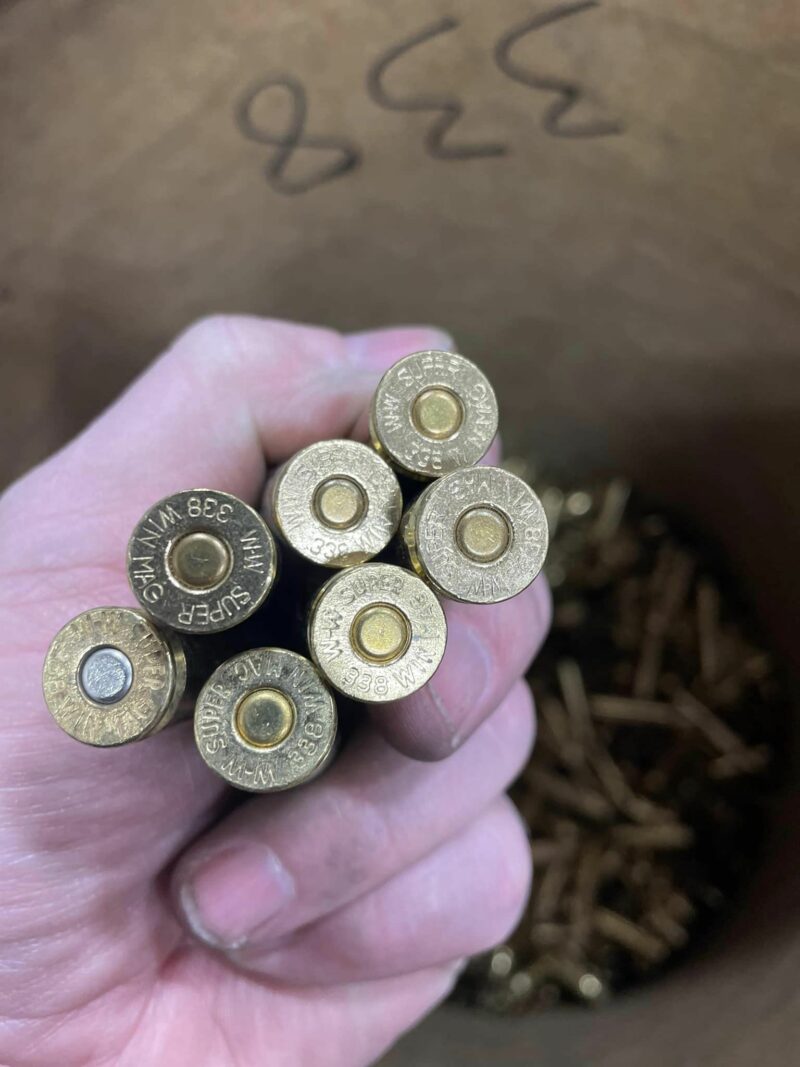 .338 Winchester Magnum Brass Cases *PULLED*