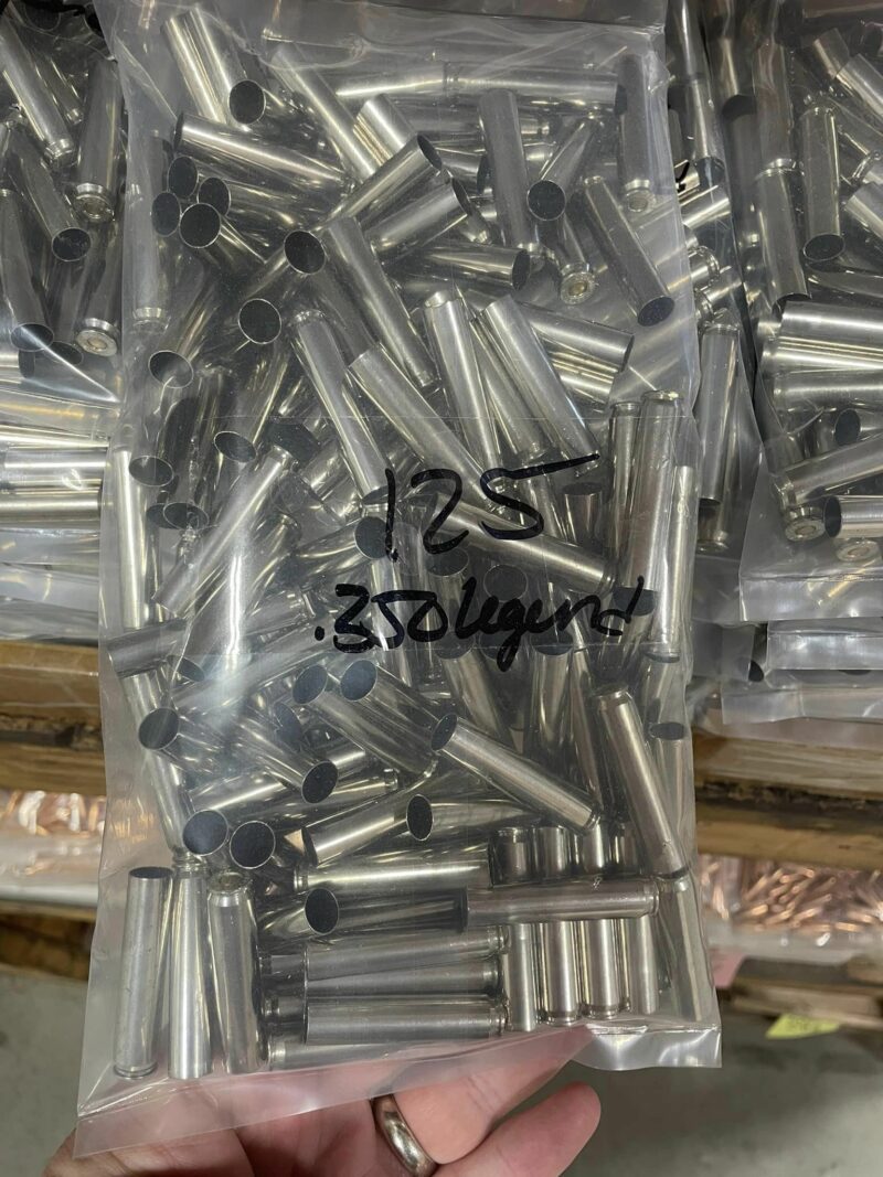 .350 Legend Winchester Brass Primed Nickel Cases #2 *PULLED*