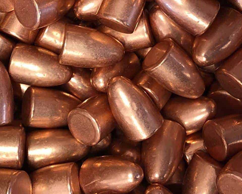 9mm 115 Gr. Plated Round Nose Bullets "2nds"