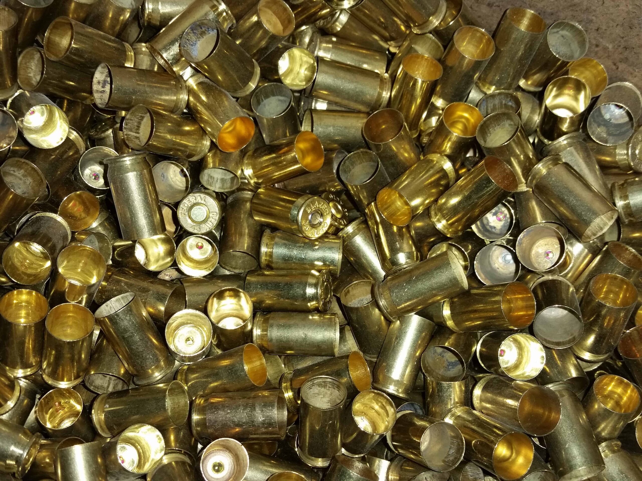 .45 ACP Mixed Headstamp Mostly Large Primer Brass RePrimed Cases #1 *PULLED* - Image 2