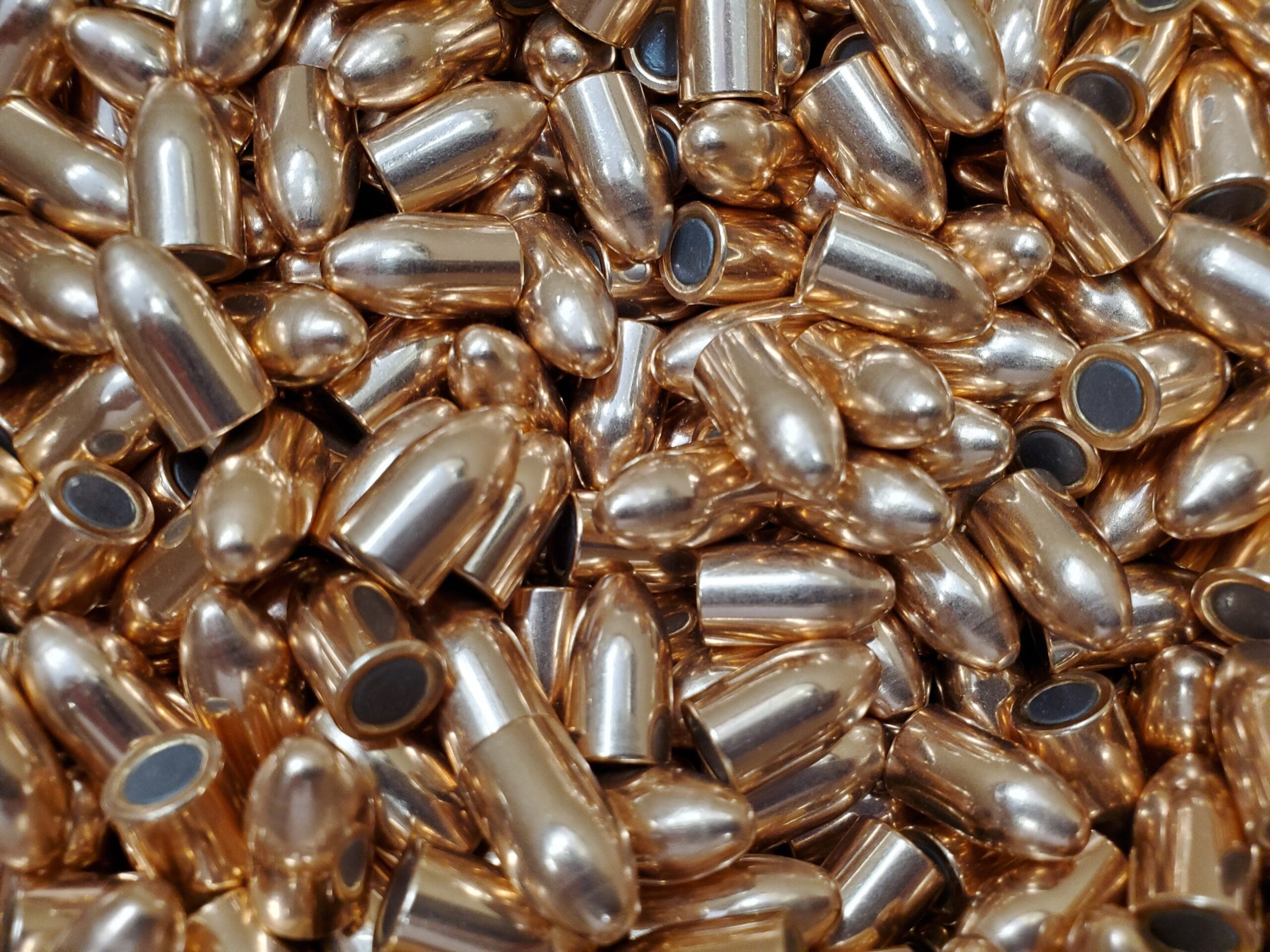 9mm 135 Gr. RMR Full Metal Jacket Round Nose Bullets