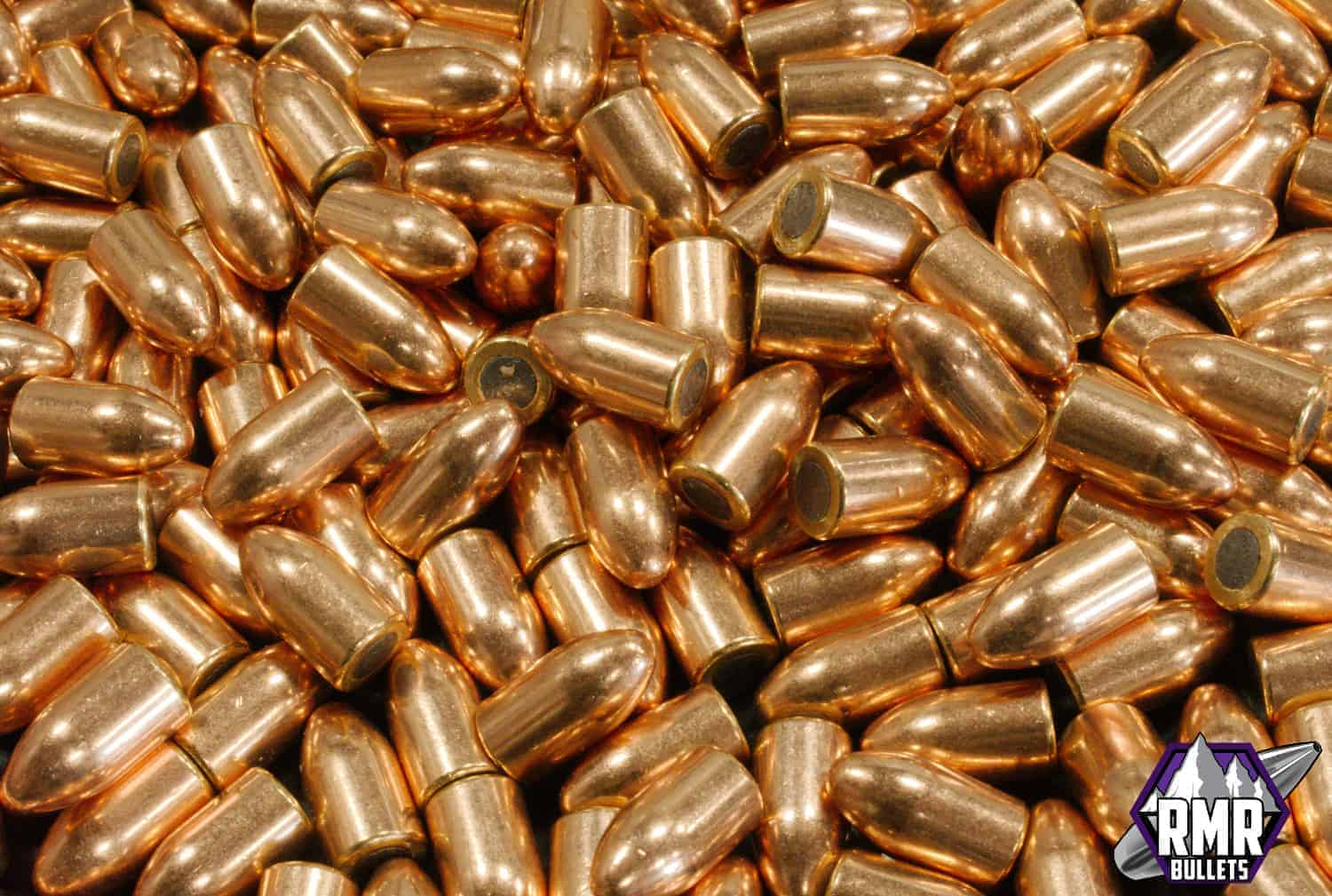 9mm 147 Gr. RMR Full Metal Jacket Round Nose Bullets