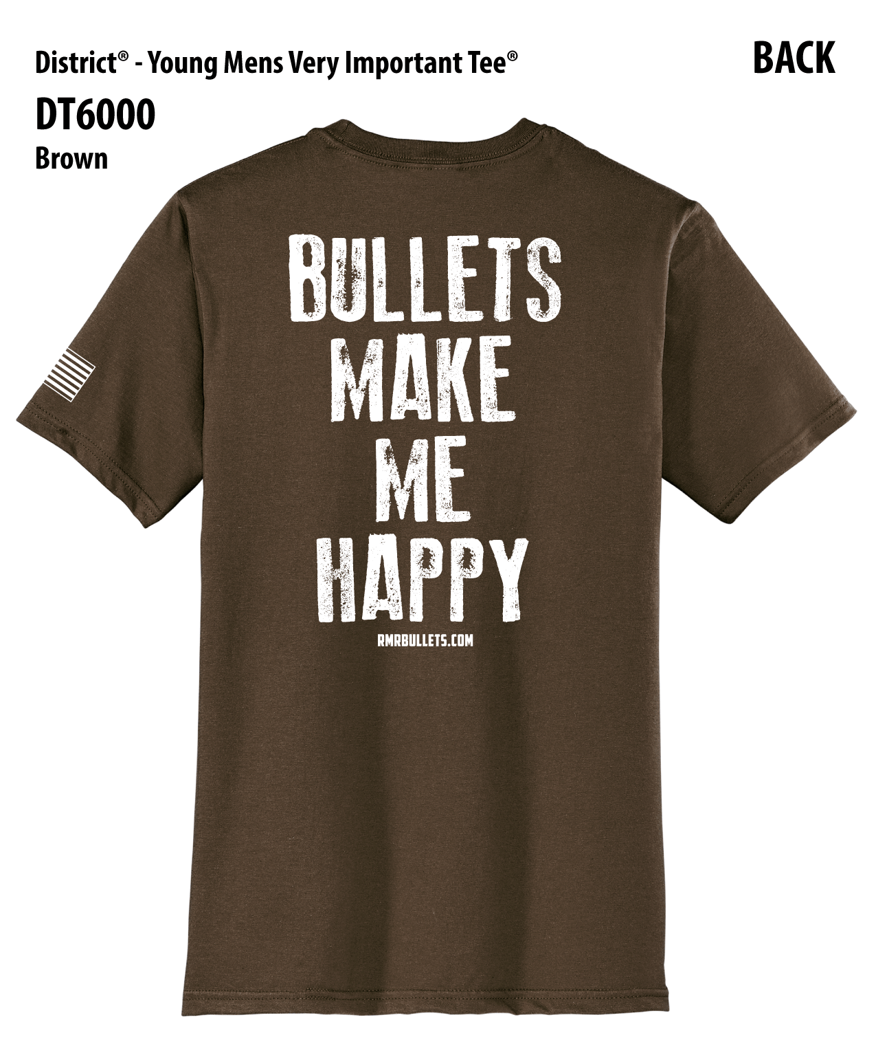 T-Shirt: Bullets Make Me Happy - M - Image 5