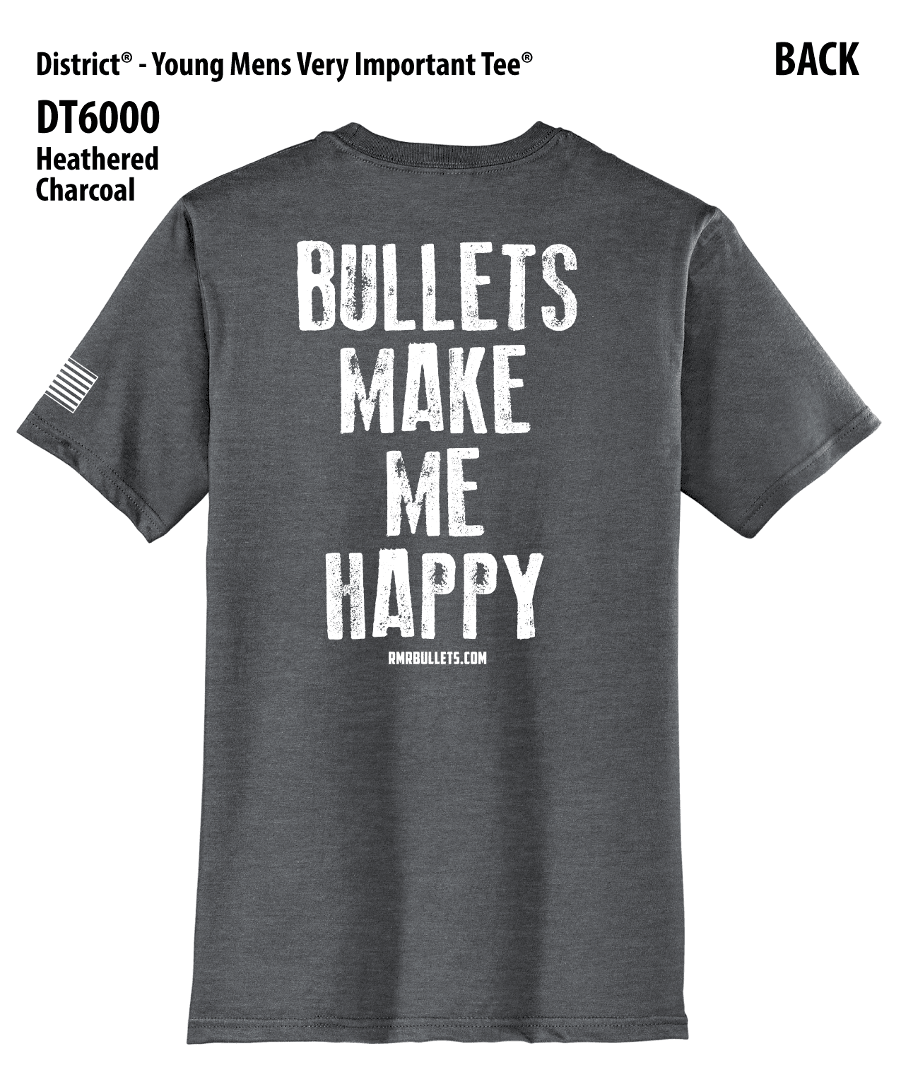 T-Shirt: Bullets Make Me Happy - Unisex