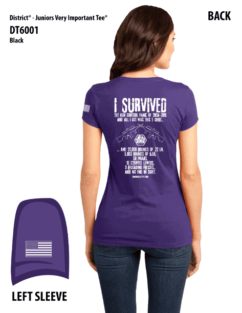 T-Shirt: I Survived - F - Image 3