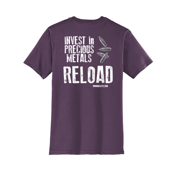 T-Shirt: Invest In Precious Metals, Reload - Unisex - Image 15