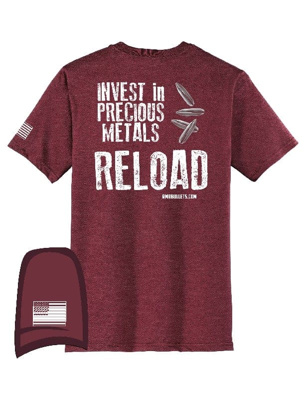 T-Shirt: Invest In Precious Metals, Reload - Unisex - Image 10